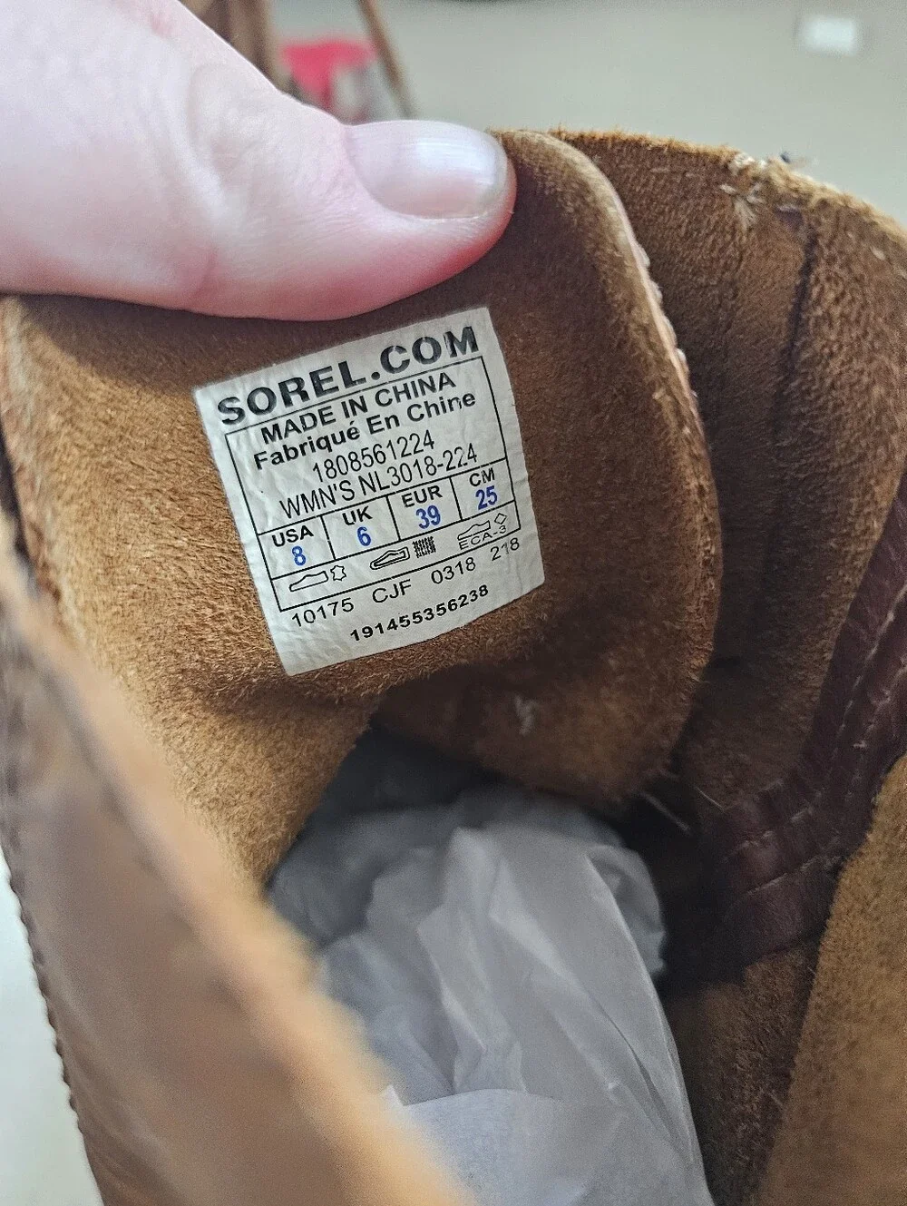 SOREL Joan Of Arctic Wedge II Boot Size 8